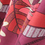 Lona Panamá Hibiscos Violeta - Ribes y Casals