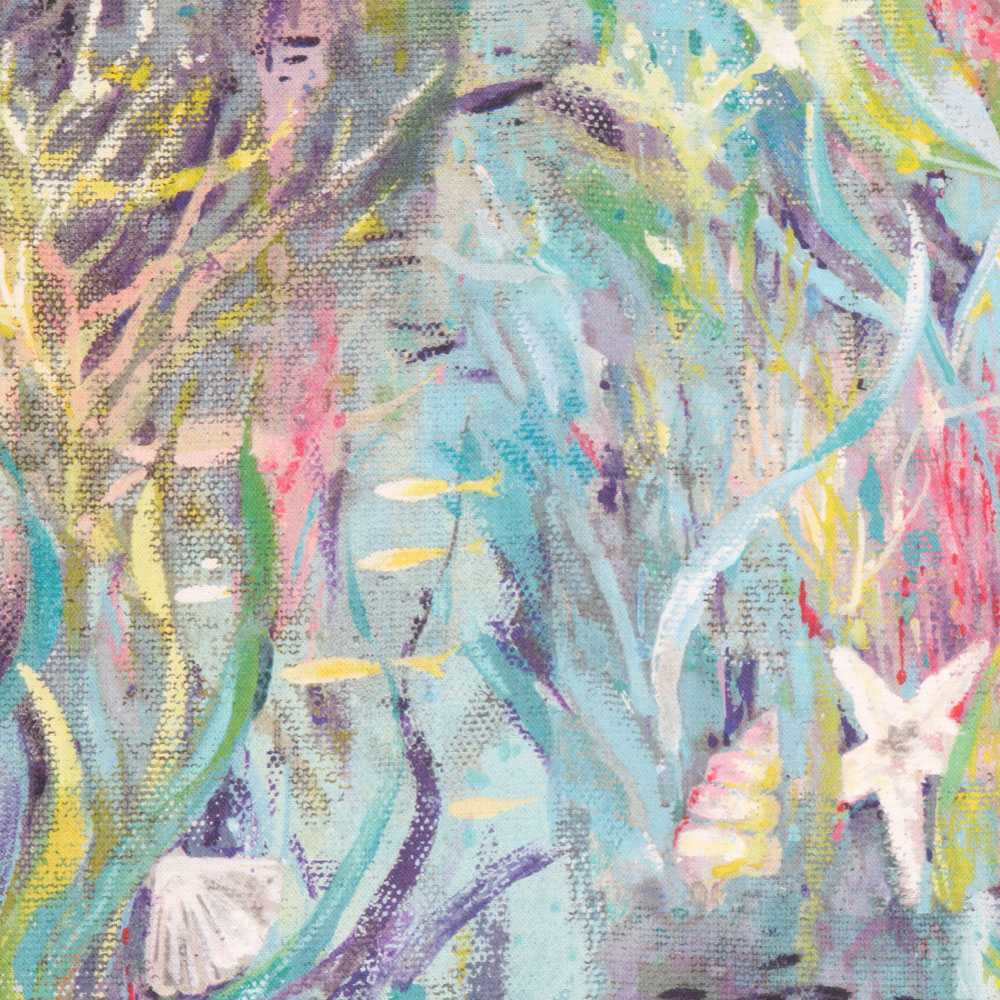 Lona de Algodão Panamá Fundo do Mar - Ribes y Casals