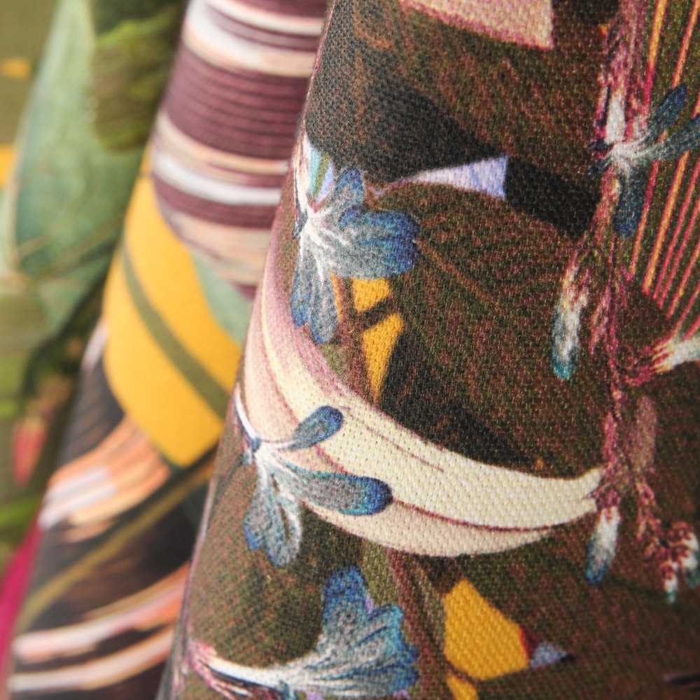 Lona de Algodão Panamá Selva Tropical - Ribes y Casals