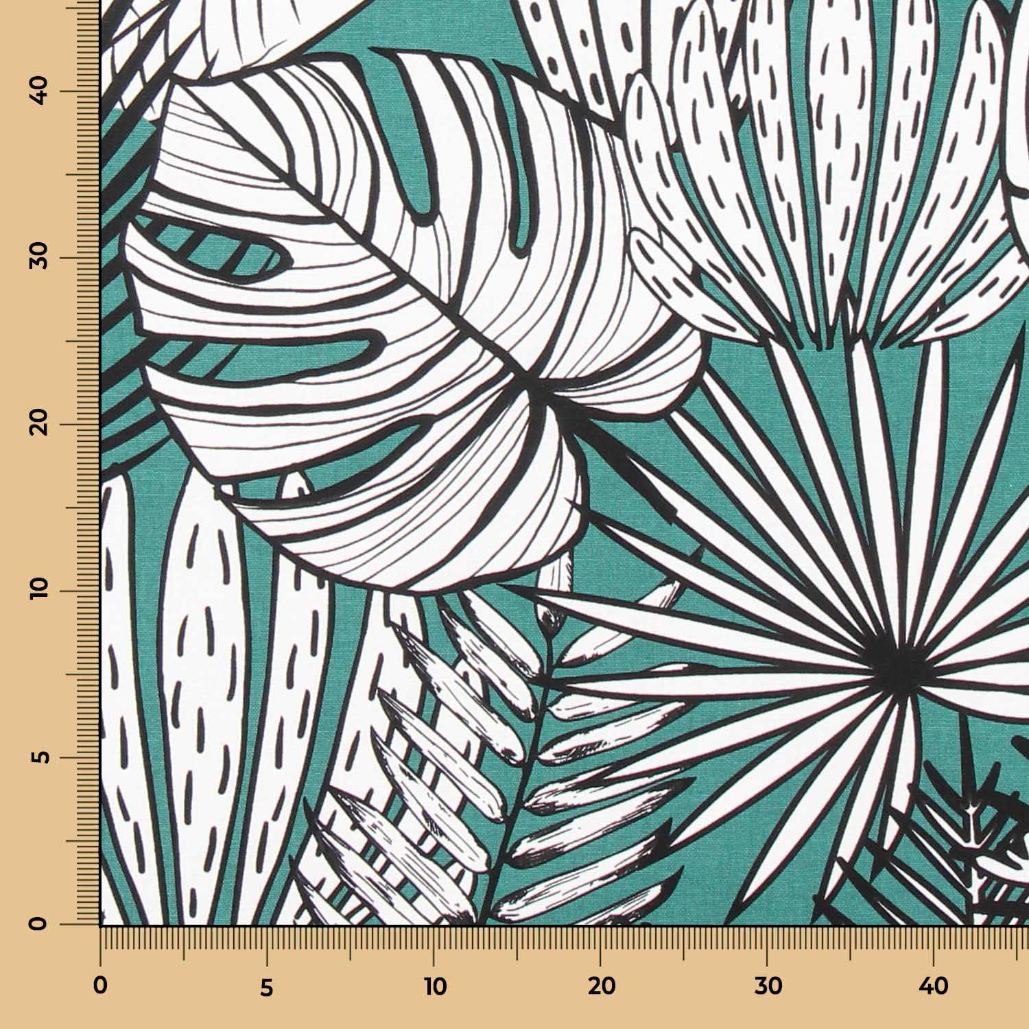 Lona Panamá Tropical Verde - Ribes y Casals