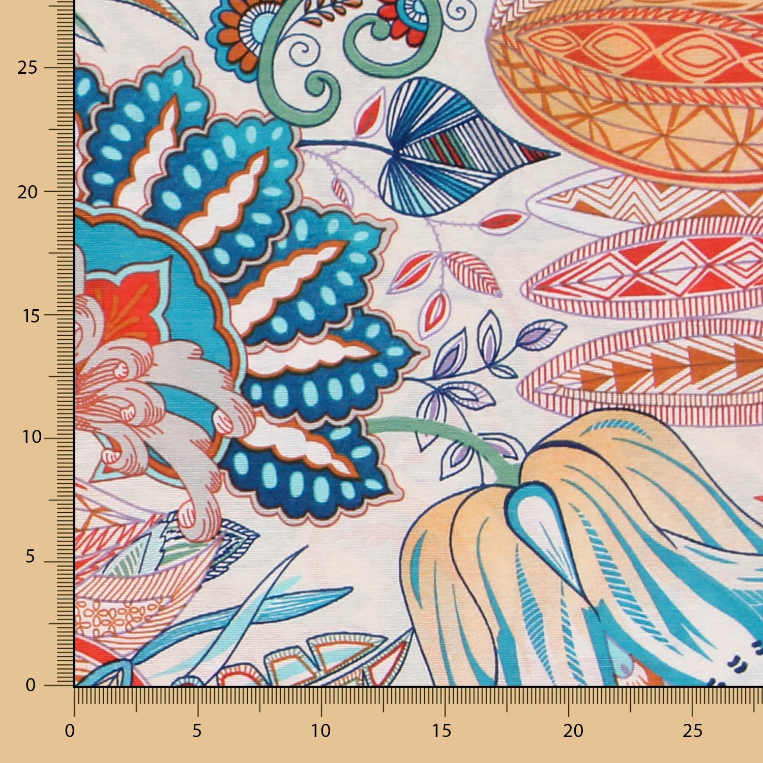 Lona Polinésia Turquesa - Ribes y Casals