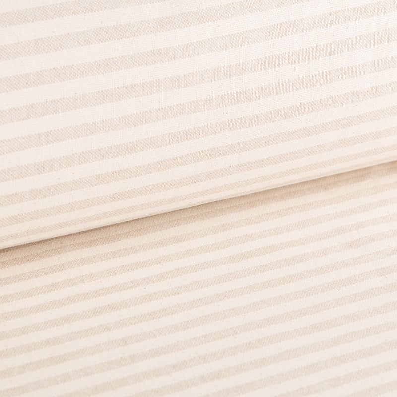 Lona Riscas Marinheiros Fina Bege - Ribes y Casals