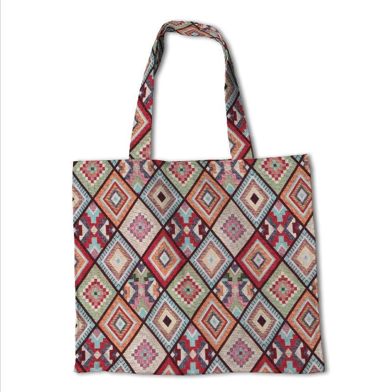 Loneta Rombo Étnica Multicolor - Ribes y Casals