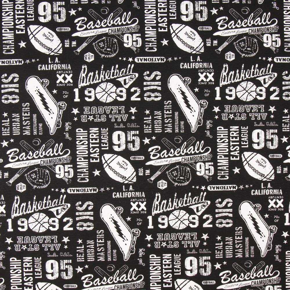 Lona Esportes Americanos Preta - Ribes y Casals