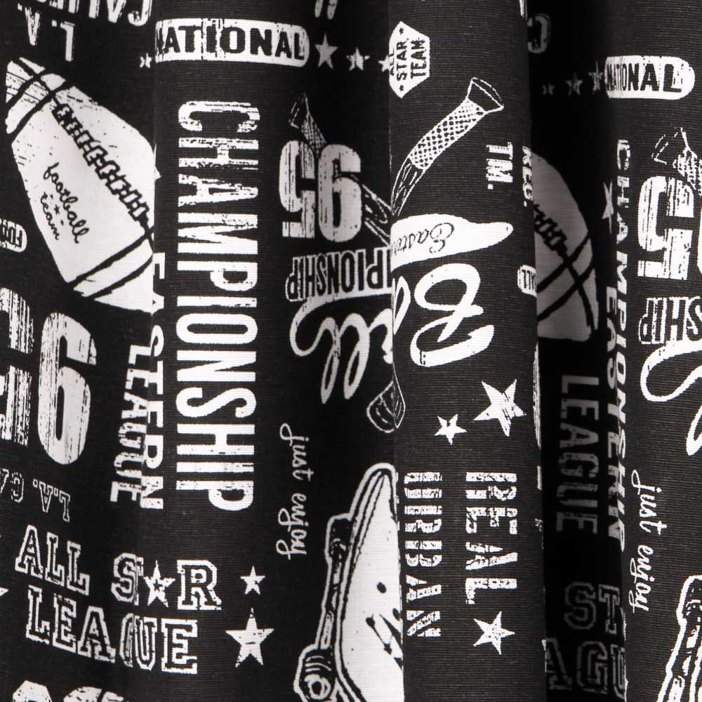 Lona Esportes Americanos Preta - Ribes y Casals