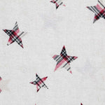 Lona de Algodão Estrelas Xadrez - Ribes y Casals