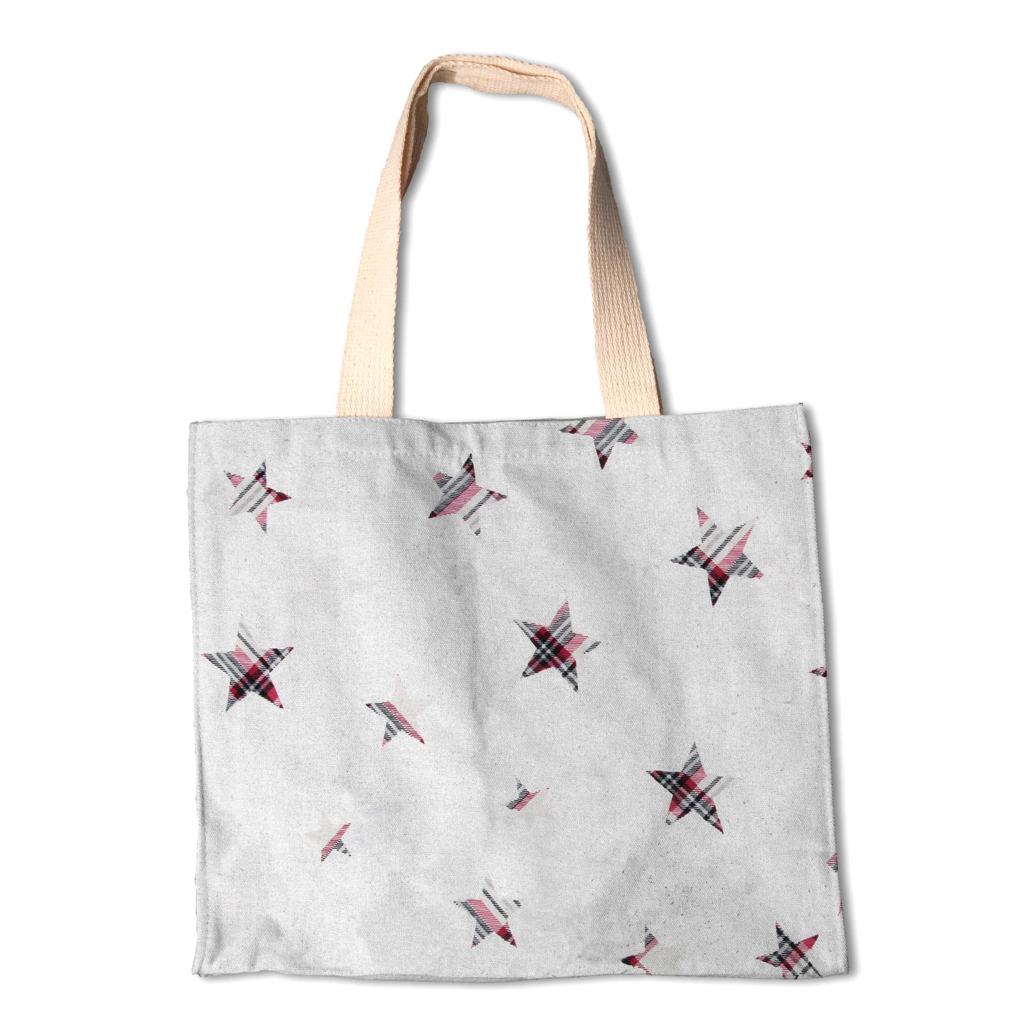 Lona de Algodão Estrelas Xadrez - Ribes y Casals