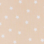 Tecido Piqué Canutillo Estrela Camel - Ribes y Casals