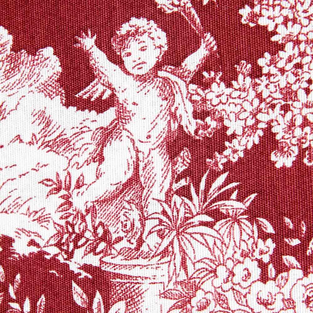 Lona Estampada Toile Jouy Cereja - Ribes y Casals