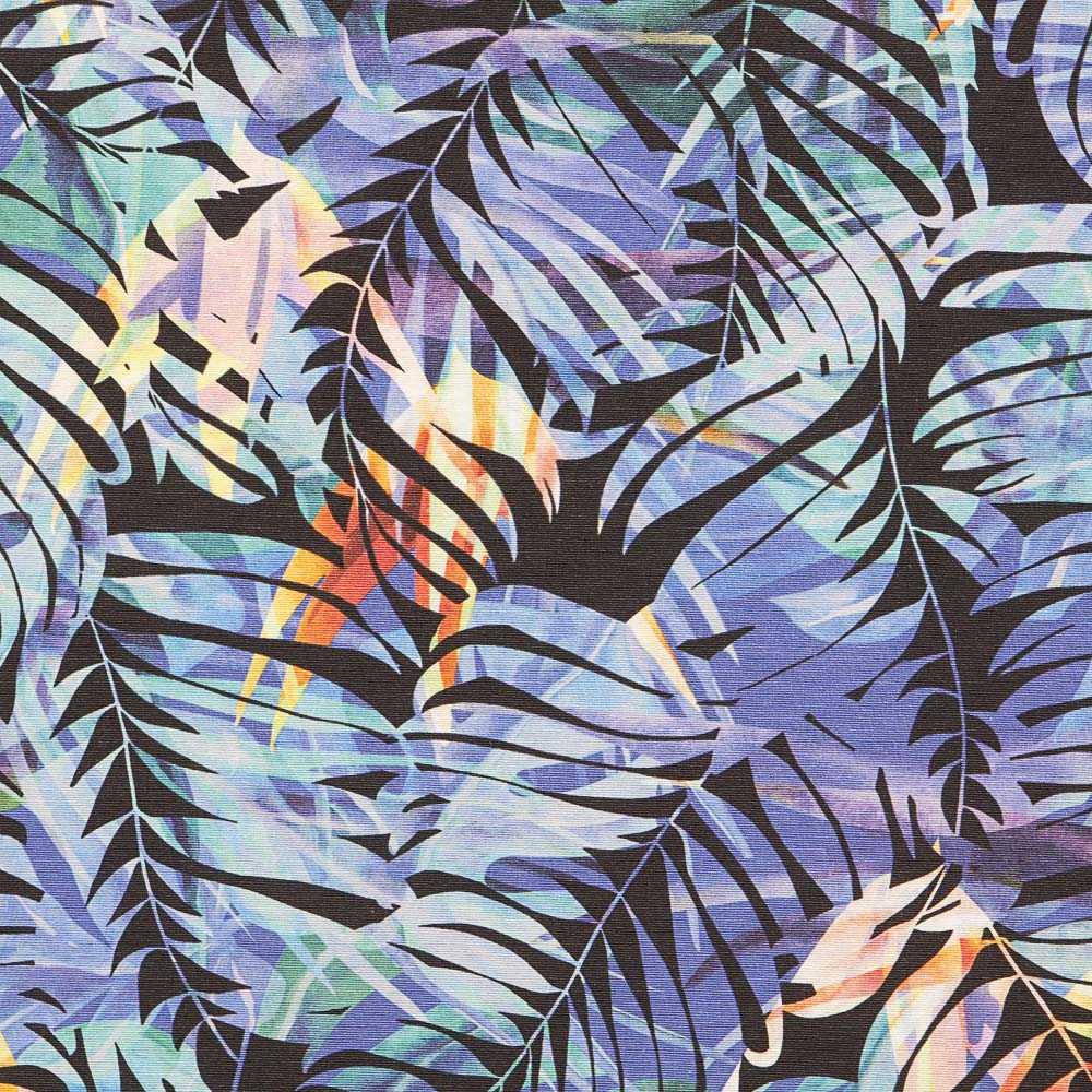 Tecido Lona Tropical Bornéo Roxo - Ribes y Casals