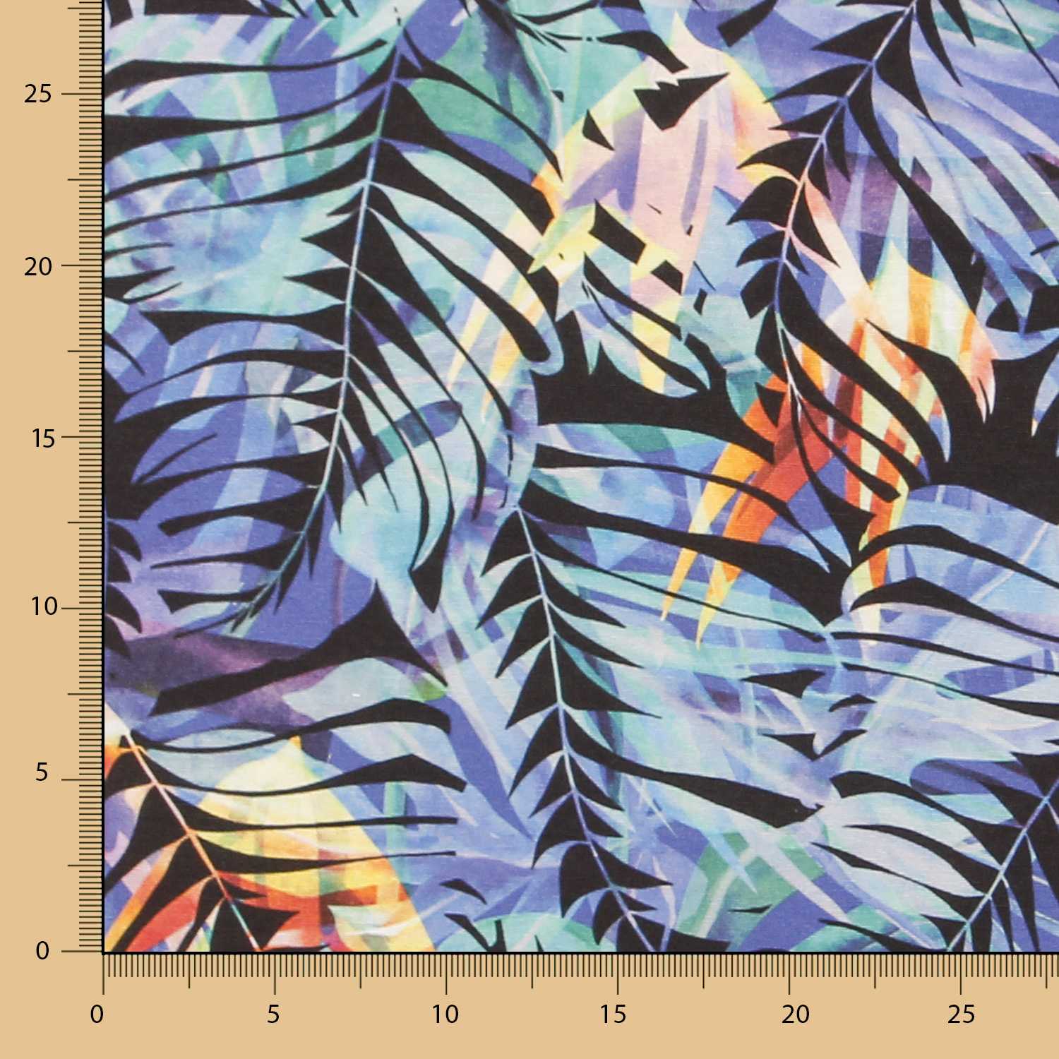 Tecido Lona Tropical Bornéo Roxo - Ribes y Casals