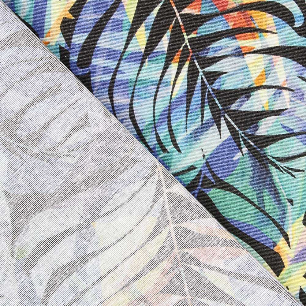 Tecido Lona Tropical Bornéo Roxo - Ribes y Casals