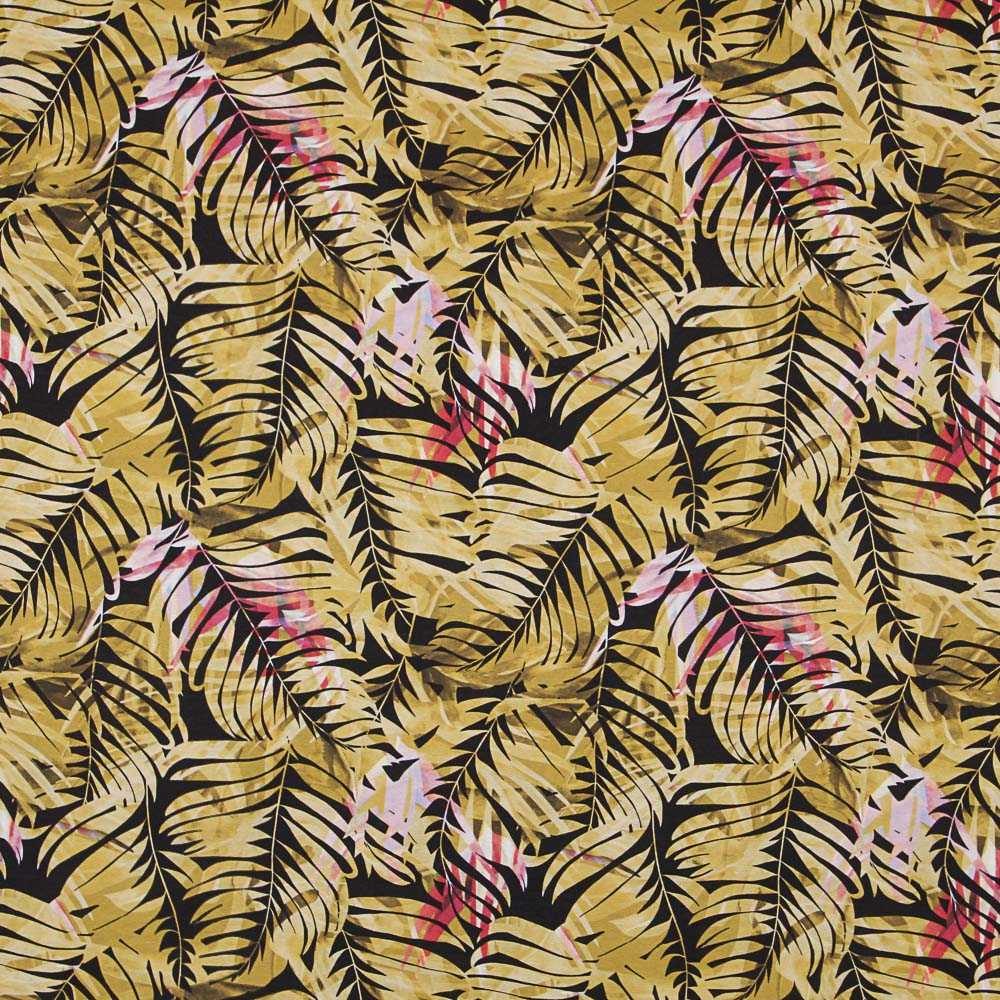 Tecido Lona Tropical Bornéo Ocre - Ribes y Casals