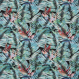 Tecido Lona Tropical Bornéo Turquesa - Ribes y Casals