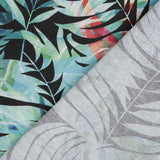 Tecido Lona Tropical Bornéo Turquesa - Ribes y Casals