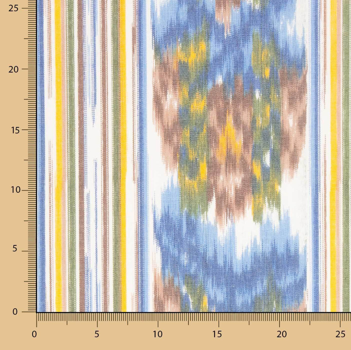 Lona Algodão Mallorquina Azul - Ribes y Casals