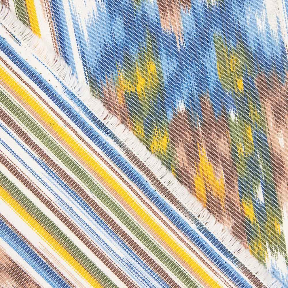 Lona Algodão Mallorquina Azul - Ribes y Casals