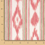 Lona Algodão Mallorquina Vermelho Illetes - Ribes y Casals