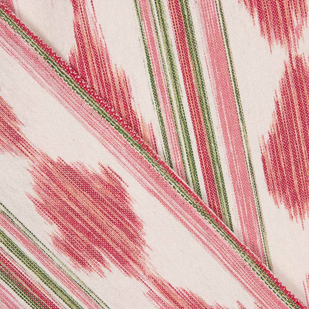 Lona Algodão Mallorquina Vermelho Illetes - Ribes y Casals