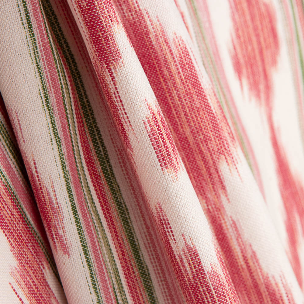 Lona Algodão Mallorquina Vermelho Illetes - Ribes y Casals