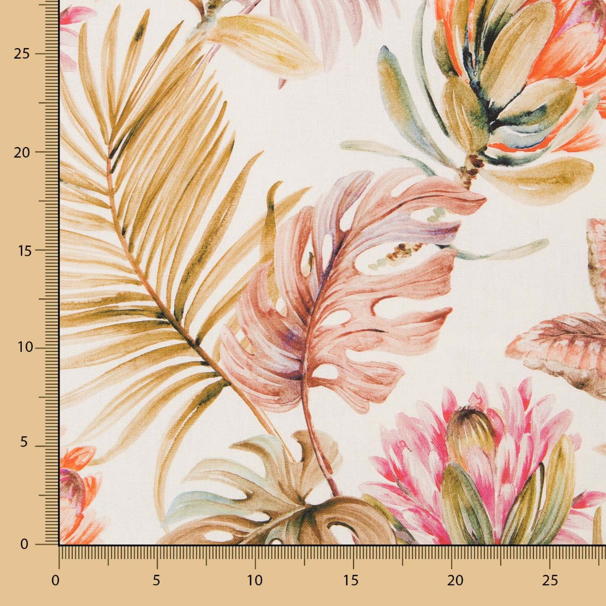 Lona de Algodão Orgânico Protea Cru - Ribes y Casals