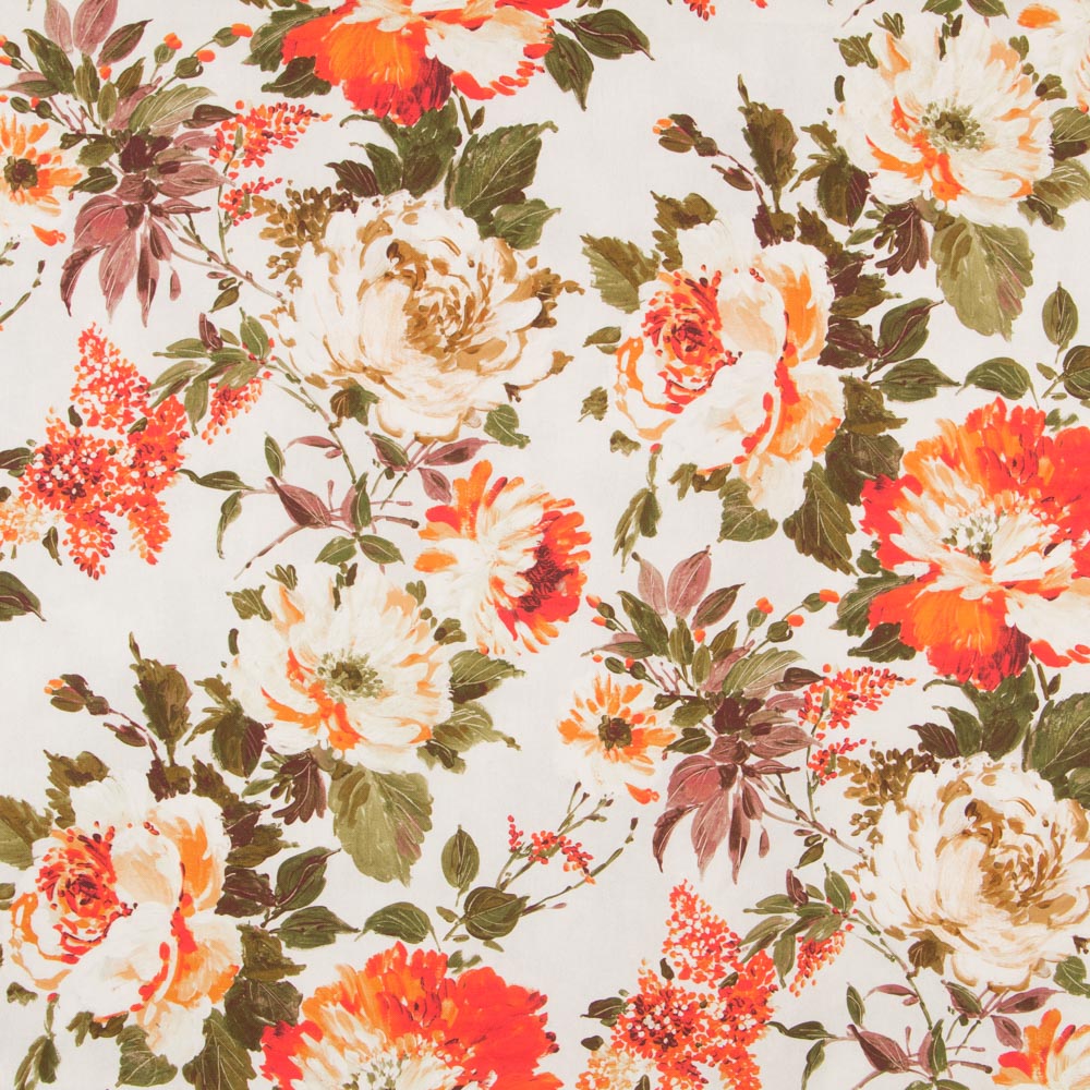 Lona de Algodão Orgânico Camélia - Ribes y Casals