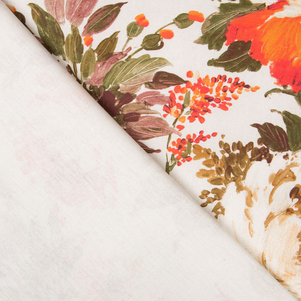 Lona de Algodão Orgânico Camélia - Ribes y Casals