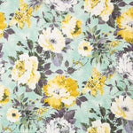 Lona de Algodão Orgânico Verde Camélia - Ribes y Casals