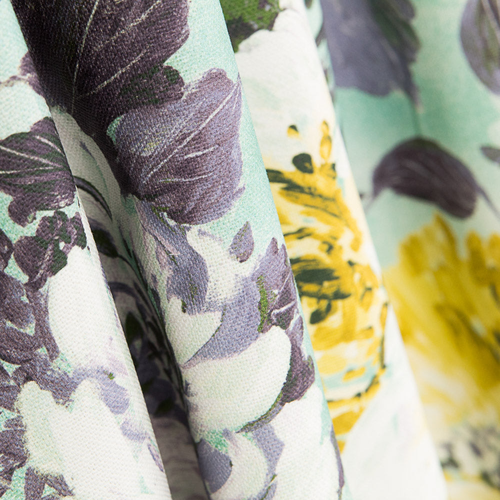 Lona de Algodão Orgânico Verde Camélia - Ribes y Casals