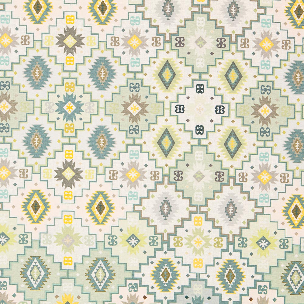 Lona de Algodão Orgânico Verde Claro - Ribes y Casals