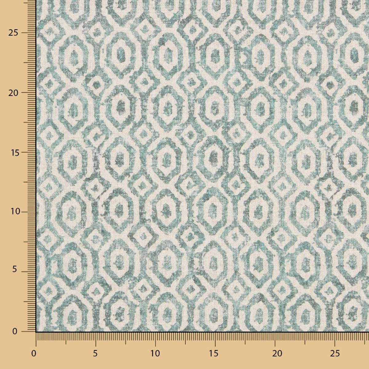 Lona Algodão Orgânico Helga Verde - Ribes y Casals