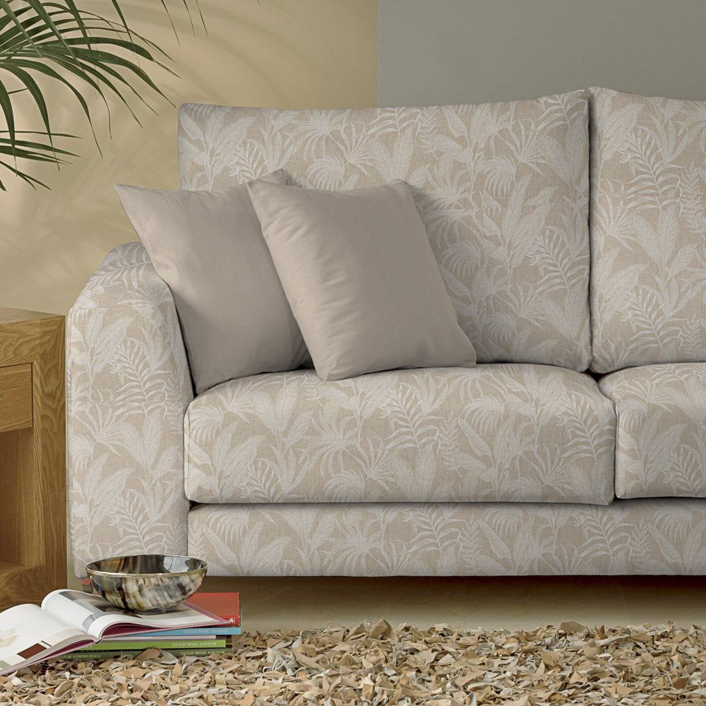 Lona Algodão Orgânico Nur Bege - Ribes y Casals