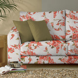 Lona Algodão Orgânico Rosana Vermelho - Ribes y Casals