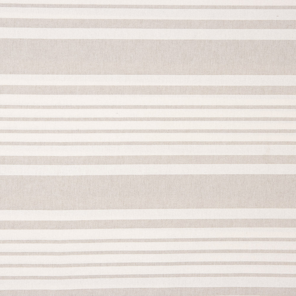 Tela Algodão Listras Trama Bege - Ribes y Casals