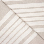 Tela Algodão Listras Trama Bege - Ribes y Casals