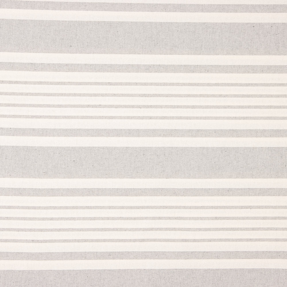 Tela Algodão Listras Cinza Claro - Ribes y Casals