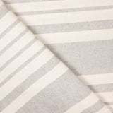 Tela Algodão Listras Cinza Claro - Ribes y Casals