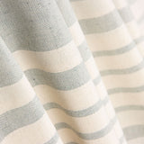 Tela Algodão Listras Trama Verde Água - Ribes y Casals