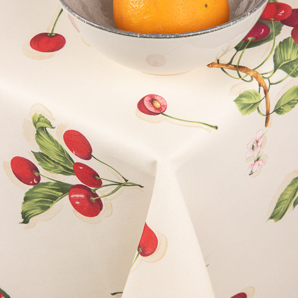 Mantelería Cerezas - Ribes y Casals