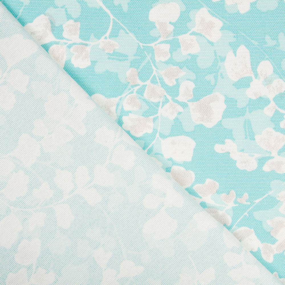 Loneta Verde Floral Ásia - Ribes y Casals