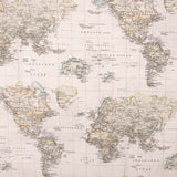 Loneta Estampada Mapa Vintage - Ribes y Casals