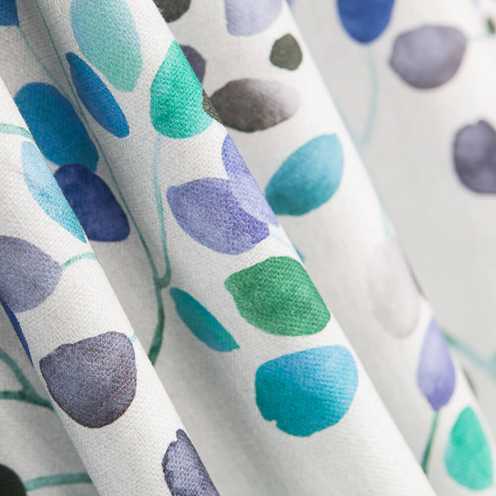 Loneta Panamá Salpicado Azul Gelo - Ribes y Casals