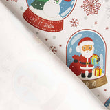 Toalha de Mesa Panamá Estampada Natal Esferas - Ribes y Casals