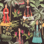 Loneta Botanic Frida Kahlo  - Ribes y Casals