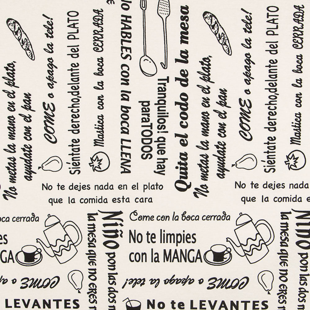 Loneta Comida Ecru - Ribes y Casals