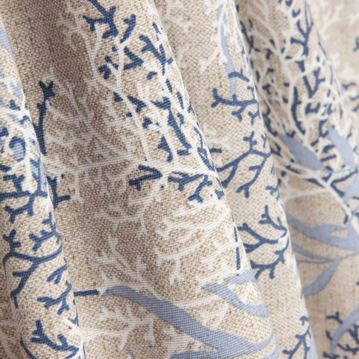 Loneta Estampada Coral Marinho - Ribes y Casals