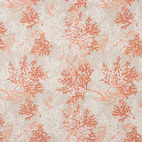 Loneta Estampada Coral Terracota - Ribes y Casals