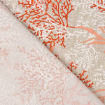 Loneta Estampada Coral Terracota - Ribes y Casals