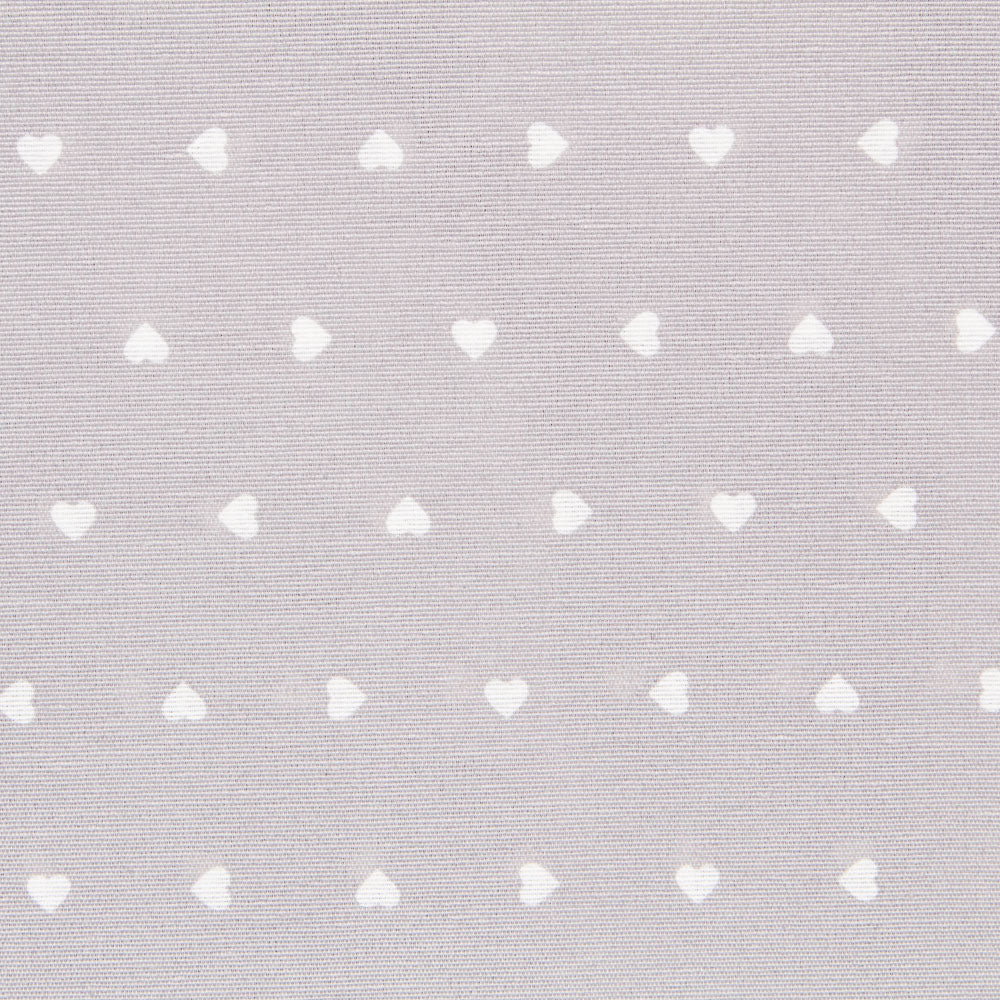 Loneta Corazones Fondo Gris - Ribes y Casals
