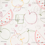 Loneta Estampada Receitas Verduras - Ribes y Casals